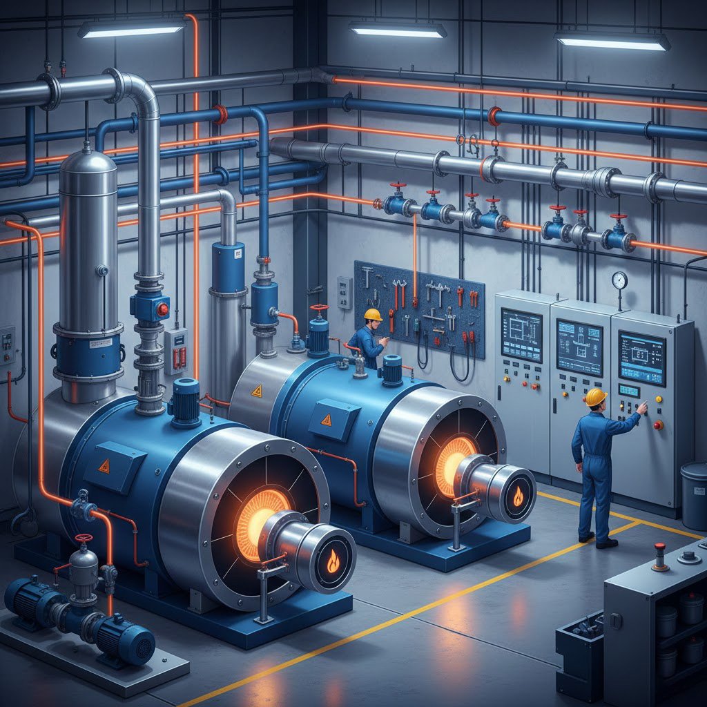 Industrial boiler maintenance Dubai